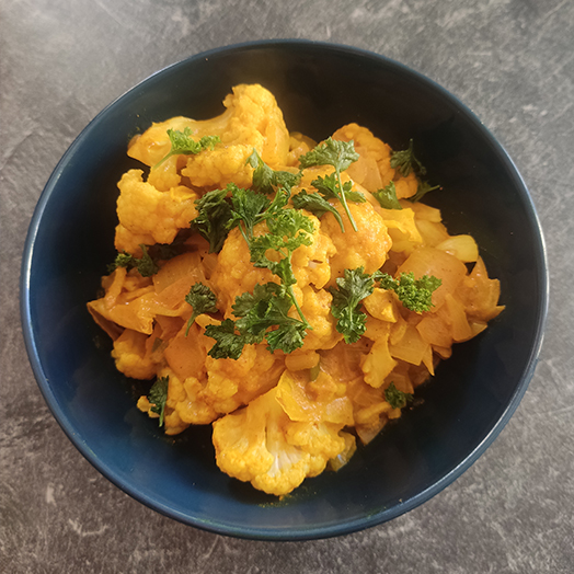 recette curry chou fleur